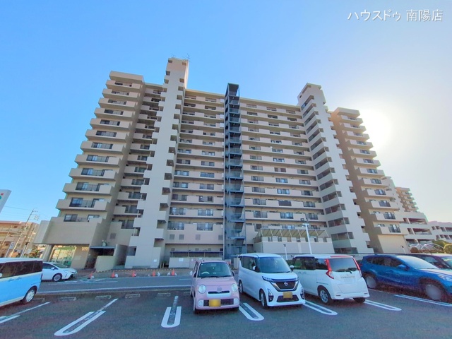 愛知県海部郡蟹江町本町５丁目のマンション『ライオンズマンションニューシティ蟹江六番館』外観写真 2025年3月6日撮影