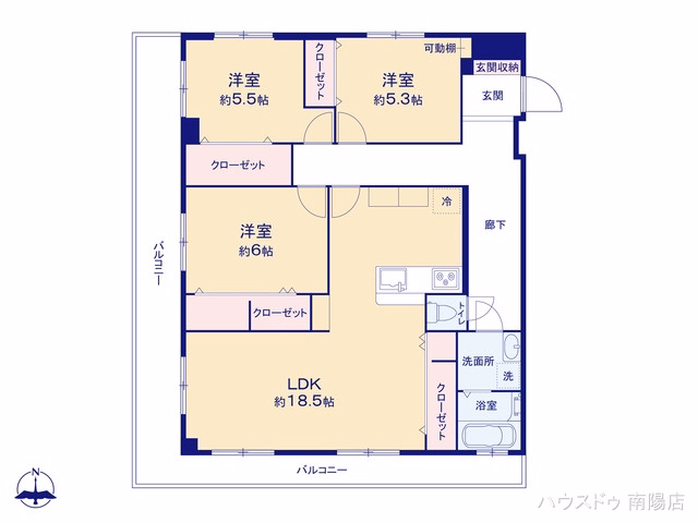 パレス七番町 間取図