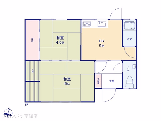 名古屋市中川区下之一色町字権野 間取図