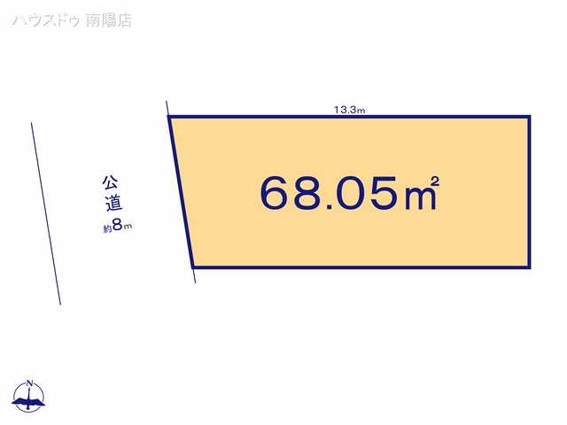 土地 名古屋市中川区高畑1期 1号地 区画図