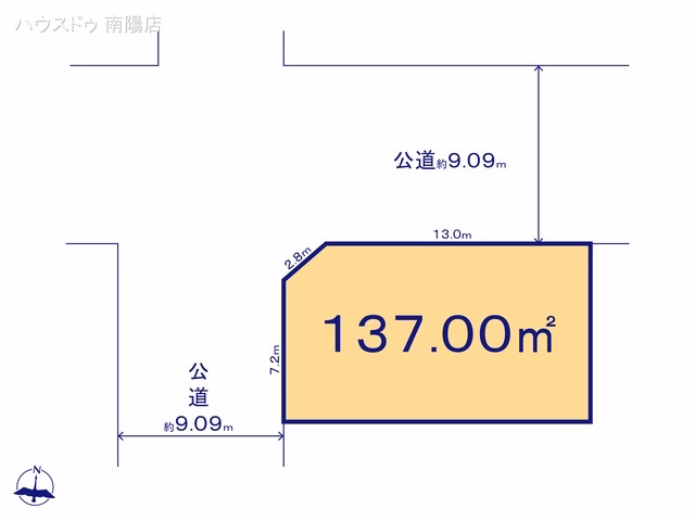 土地 名古屋市中川区十番町2期 1号地 区画図