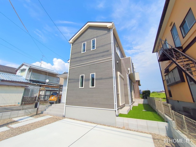 愛知県海部郡蟹江町西之森9丁目の新築戸建て完成写真 2025年8月4日撮影