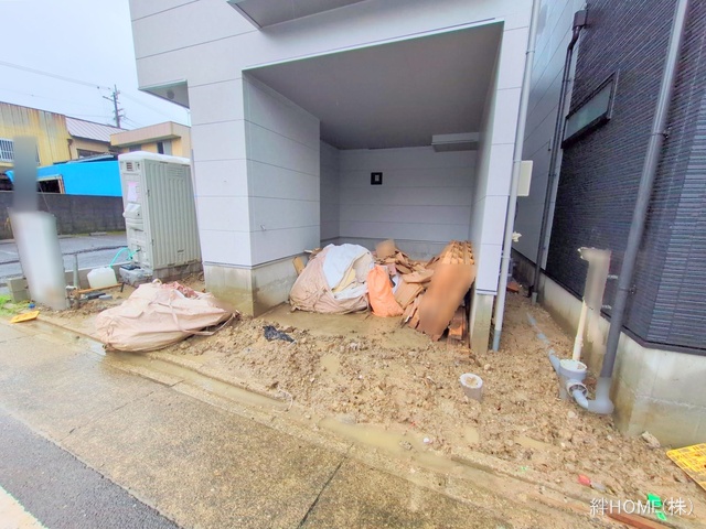 愛知県名古屋市中川区露橋２丁目の新築戸建て外構写真 2025年7月16日撮影