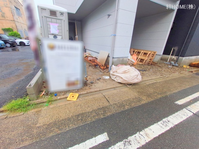 愛知県名古屋市中川区露橋２丁目の新築戸建て外構写真 2025年7月16日撮影