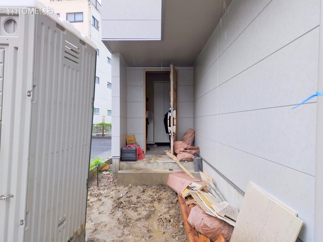 愛知県名古屋市中川区露橋２丁目の新築戸建て外構写真 2025年7月16日撮影