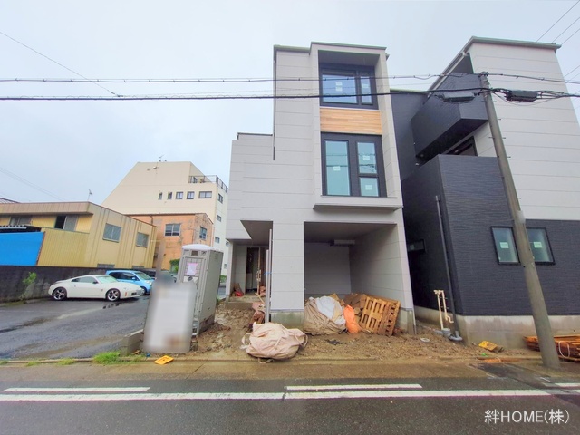 愛知県名古屋市中川区露橋２丁目の新築戸建て外構写真 2025年7月16日撮影