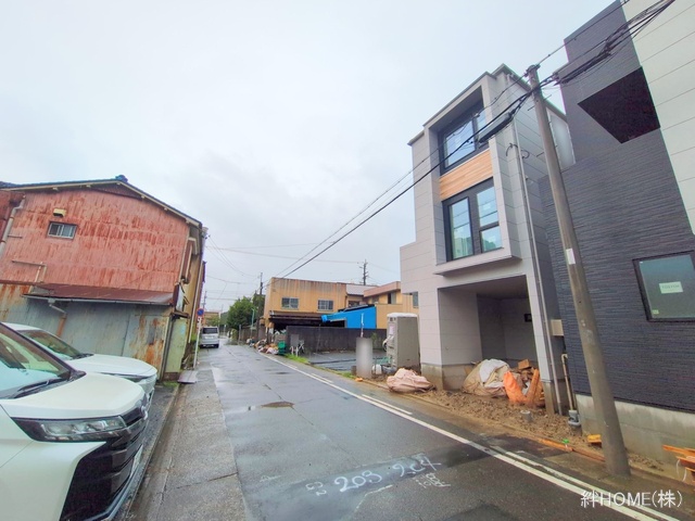 愛知県名古屋市中川区露橋２丁目の新築戸建て外構写真 2025年7月16日撮影