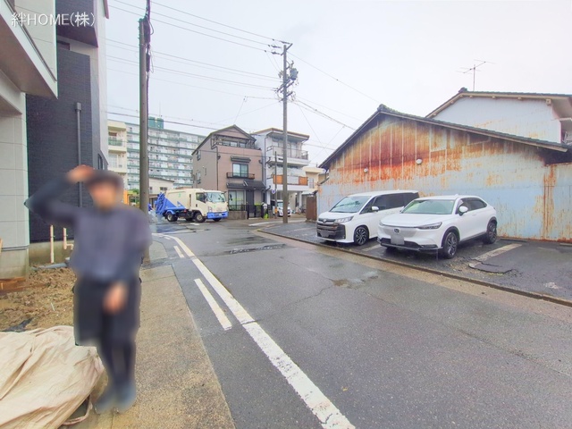 愛知県名古屋市中川区露橋２丁目の新築戸建て外構写真 2025年7月16日撮影