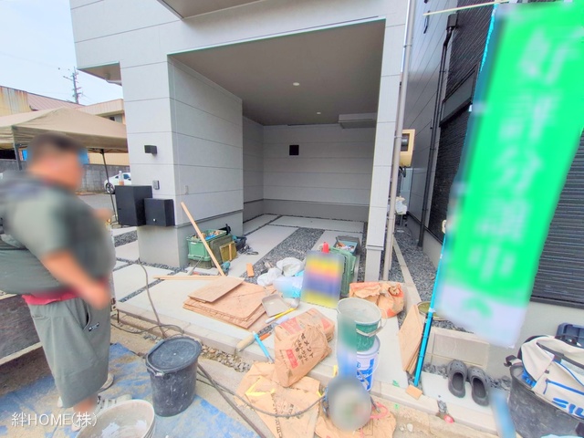 愛知県名古屋市中川区露橋２丁目の新築戸建て完成写真 2025年8月13日撮影