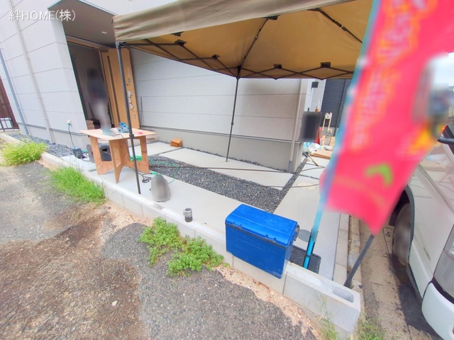 愛知県名古屋市中川区露橋２丁目の新築戸建て完成写真 2025年8月13日撮影