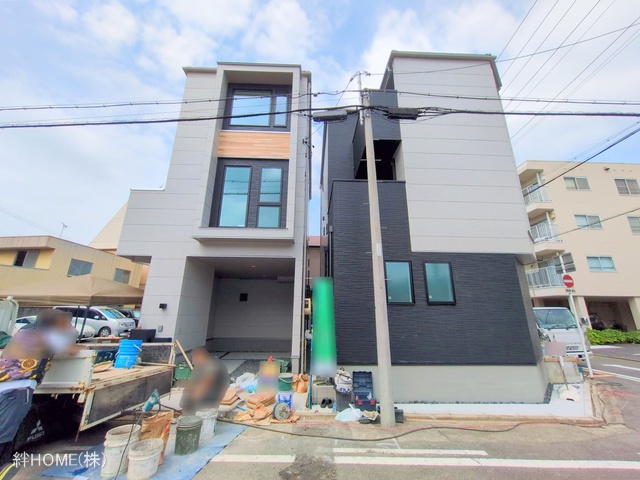 愛知県名古屋市中川区露橋２丁目の新築戸建て完成写真 2025年8月13日撮影