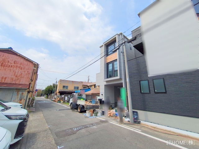 愛知県名古屋市中川区露橋２丁目の新築戸建て完成写真 2025年8月13日撮影