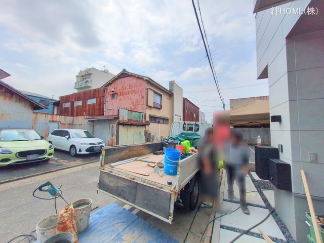 愛知県名古屋市中川区露橋２丁目の新築戸建て完成写真 2025年8月13日撮影