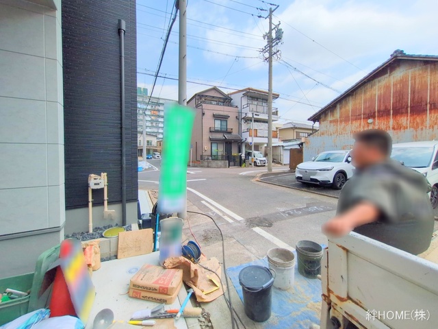 愛知県名古屋市中川区露橋２丁目の新築戸建て完成写真 2025年8月13日撮影