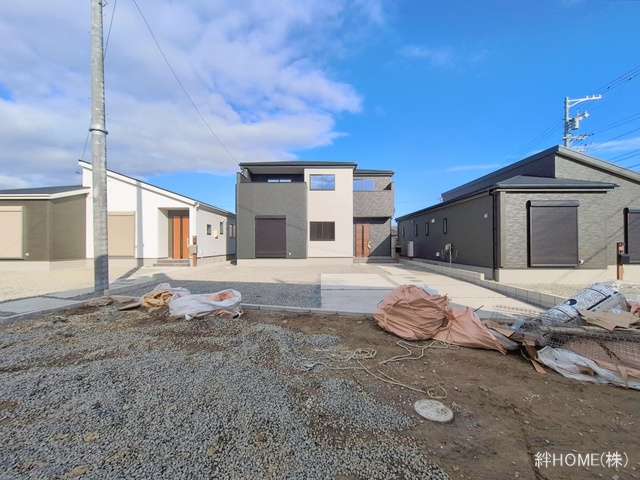 愛知県愛西市草平町六下の新築戸建て外構写真 2026年1月5日撮影