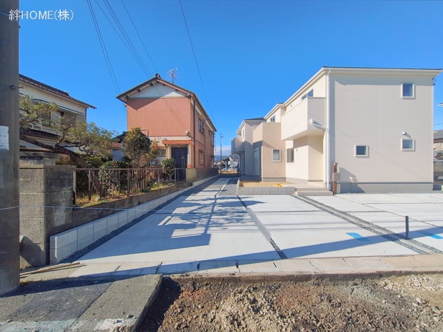 愛知県津島市江東町２丁目の新築戸建て外構写真 2026年1月7日撮影