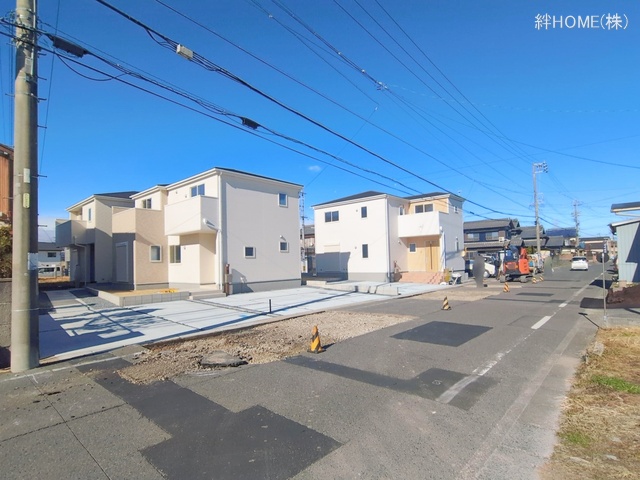 愛知県津島市江東町２丁目の新築戸建て外構写真 2026年1月7日撮影