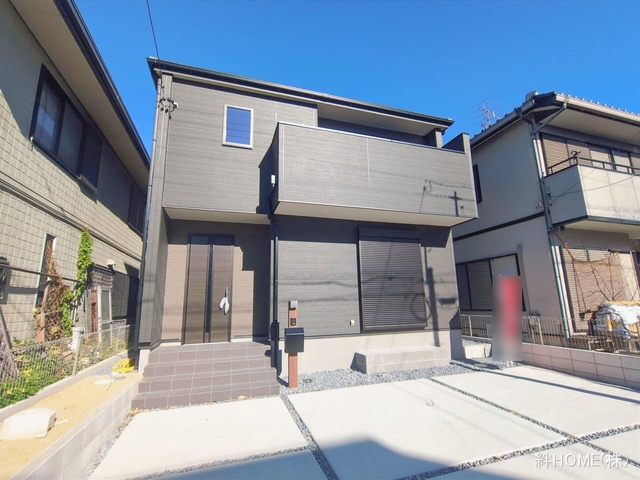 愛知県愛西市大井町宮新田の新築戸建て完成写真 2026年1月21日撮影