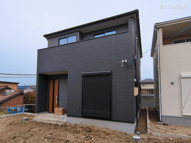 愛知県愛西市佐屋町亥新田の新築戸建て外構写真 2026年3月1日撮影