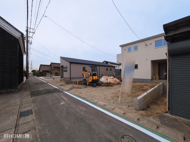 愛知県愛西市佐屋町亥新田の新築戸建て外構写真 2026年3月1日撮影