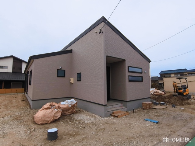 愛知県愛西市佐屋町亥新田の新築戸建て外構写真 2026年3月1日撮影