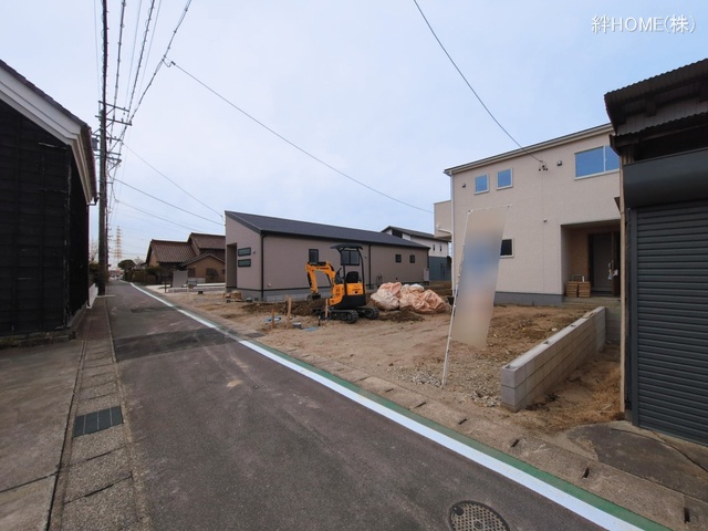 愛知県愛西市佐屋町亥新田の新築戸建て外構写真 2026年3月1日撮影