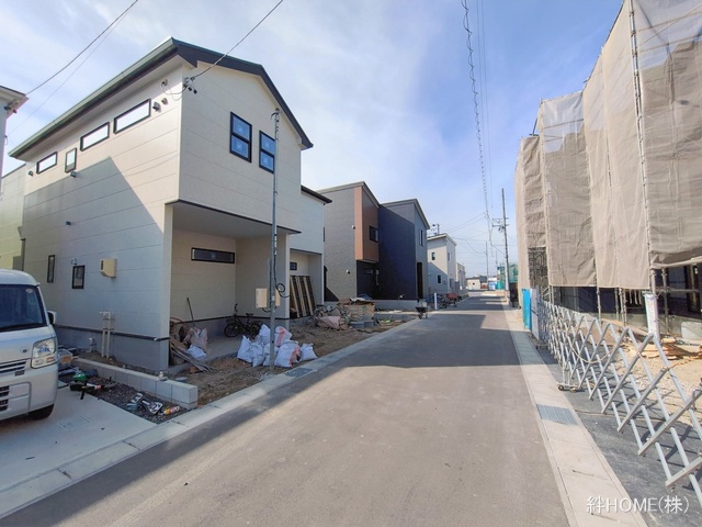 愛知県海部郡大治町大字長牧字中道の新築戸建て外構写真 2026年2月19日撮影