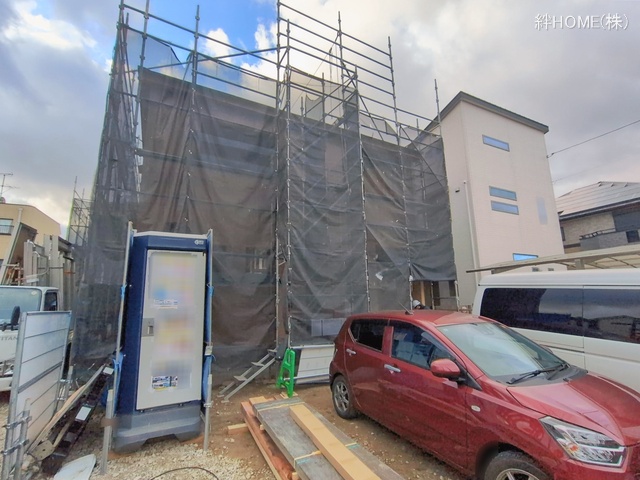 愛知県海部郡大治町大字長牧の新築戸建て上棟写真 2026年1月7日撮影