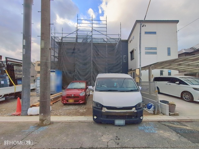 愛知県海部郡大治町大字長牧の新築戸建て上棟写真 2026年1月7日撮影