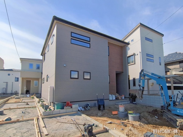 愛知県海部郡大治町大字長牧の新築戸建て外構写真 2026年2月19日撮影