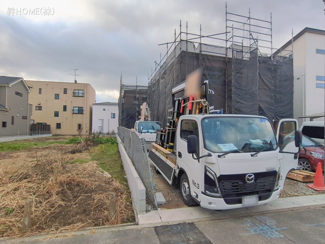 愛知県海部郡大治町大字長牧の新築戸建て上棟写真 2026年1月7日撮影