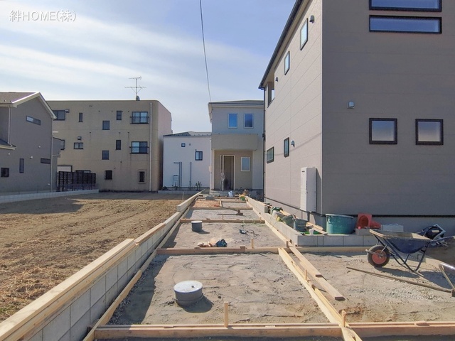 愛知県海部郡大治町大字長牧の新築戸建て外構写真 2026年2月19日撮影