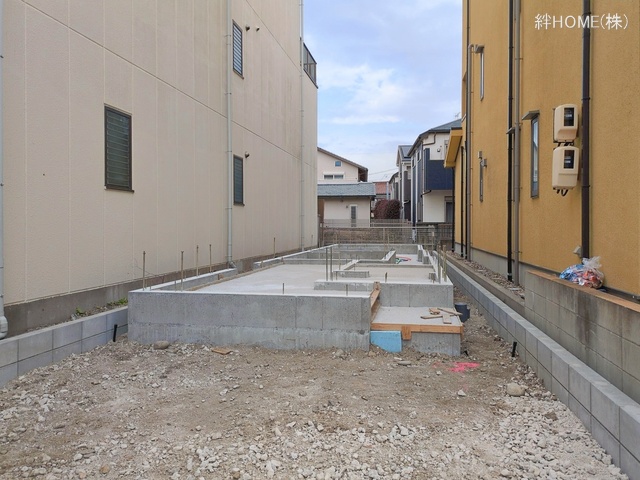 愛知県名古屋市中村区稲葉地町４丁目の新築戸建て基礎写真 2026年1月12日撮影