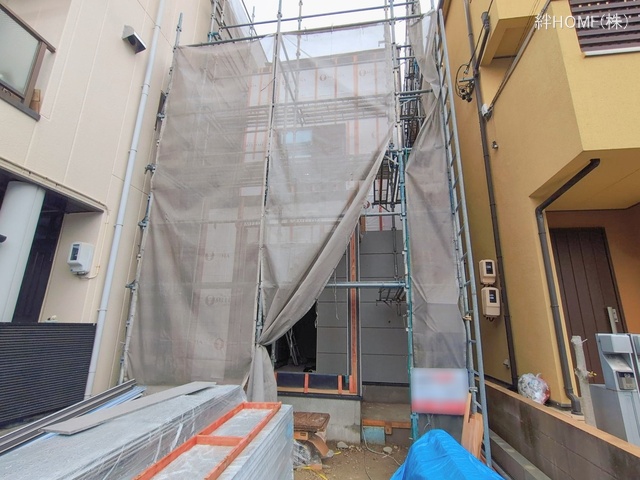 愛知県名古屋市中村区稲葉地町4丁目の新築戸建てシート写真 2026年2月25日撮影