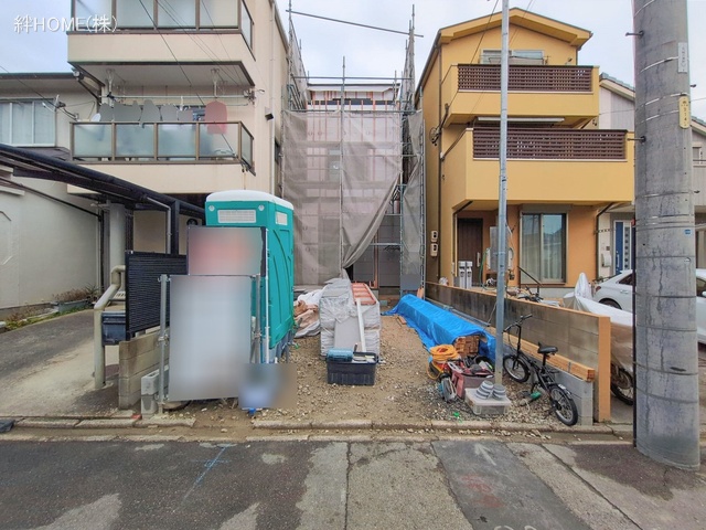 愛知県名古屋市中村区稲葉地町4丁目の新築戸建てシート写真 2026年2月25日撮影