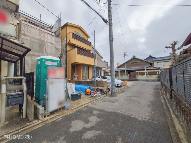 愛知県名古屋市中村区稲葉地町4丁目の新築戸建てシート写真 2026年2月25日撮影