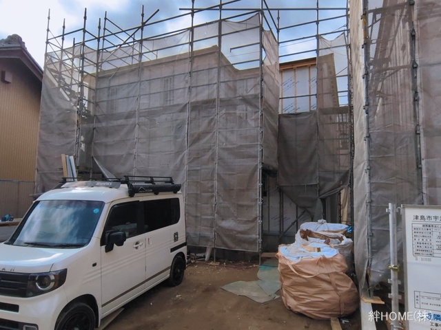 愛知県津島市宇治町字茶ノ里の新築戸建てシート写真 2026年3月5日撮影