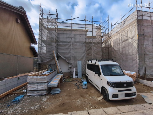 愛知県津島市宇治町字茶ノ里の新築戸建てシート写真 2026年3月5日撮影