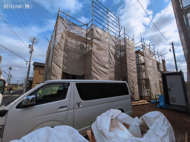 愛知県津島市宇治町字茶ノ里の新築戸建てシート写真 2026年3月5日撮影