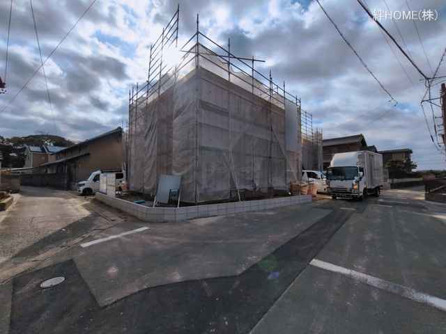 愛知県津島市宇治町字茶ノ里の新築戸建てシート写真 2026年3月5日撮影