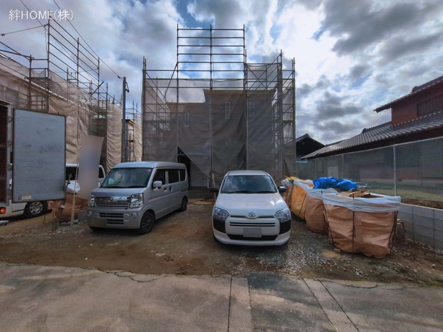 愛知県津島市宇治町字茶ノ里の新築戸建て上棟写真 2026年3月5日撮影