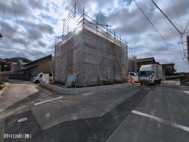 愛知県津島市宇治町字茶ノ里の新築戸建て上棟写真 2026年3月5日撮影