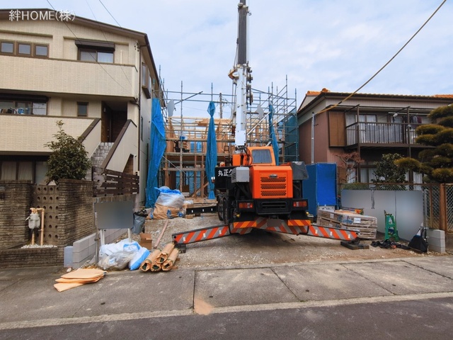 愛知県津島市江東町３丁目の新築戸建て上棟写真 2026年3月5日撮影