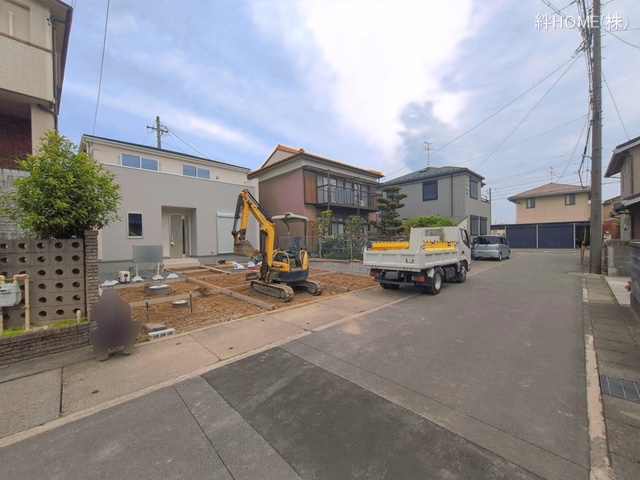 愛知県津島市江東町３丁目の新築戸建て外構写真 2026年4月20日撮影