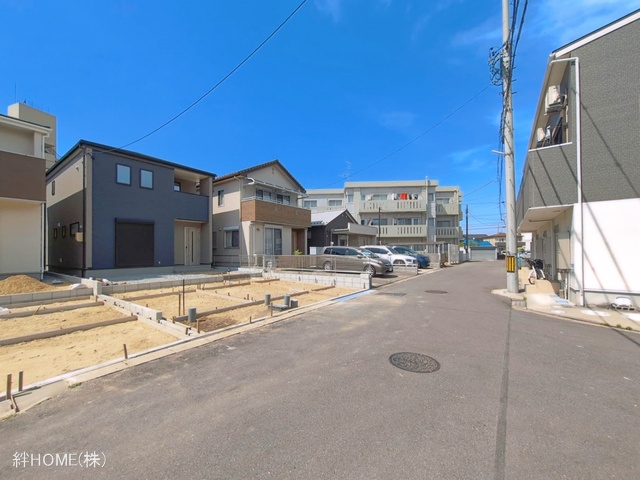 愛知県海部郡蟹江町富吉１丁目の新築戸建て外構写真 2026年5月18日撮影