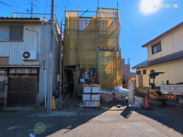 愛知県名古屋市中村区諏訪町２丁目の新築戸建てシート写真 2026年3月9日撮影