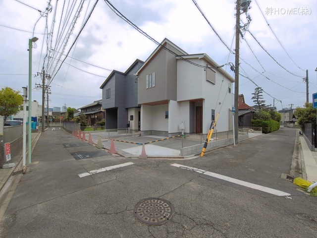 愛知県名古屋市中村区日比津町４丁目の新築戸建て外構写真 2026年4月14日撮影
