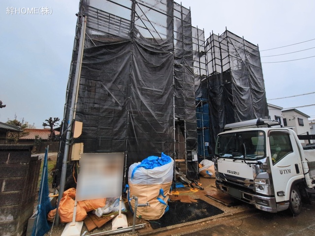 愛知県名古屋市中村区日比津町４丁目の新築戸建てシート写真 2026年3月2日撮影