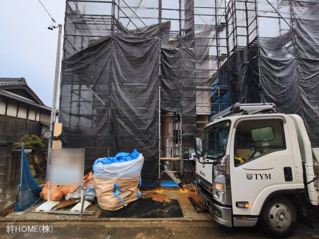 愛知県名古屋市中村区日比津町４丁目の新築戸建てシート写真 2026年3月2日撮影