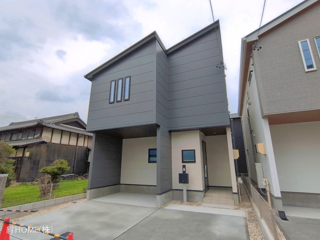 愛知県名古屋市中村区日比津町４丁目の新築戸建て外構写真 2026年4月14日撮影